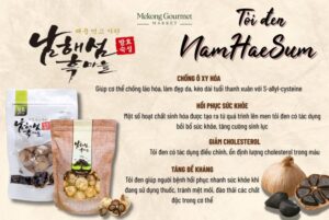 Công dụng của Tỏi đen Hàn Quốc NamHaeSum