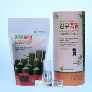 Muối tre 9 lần nung: Hộp 250g (Hạt hoặc hạt nhỏ)